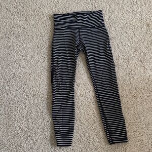 Lulu lemon stripped leggings